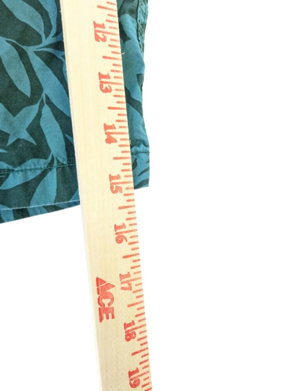 Gap Kids Green Swim Trunks - Boy's L (10) - Tropical Leaves Youth Swimsuit